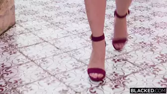 Purple Bitch enjoys intense interracial fucking in this 4K video from BLACKED.