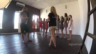 TeenMarvel Video Group Of Gorgeous Petite Cuties Stripping Naked In A Studio