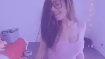 Katee Life Strips and posing in Pink Outfit in this sexy Video.