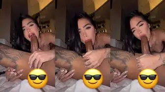 MC Mirella Deeply Sucks a Cock While Naked at Night Video