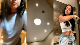 Malu Trevejo Showing off her Ass While trying on new Outfits Video