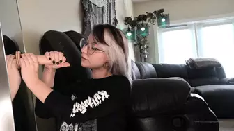 Bigtittygothegg Masturbate In Fishnet Tights With Her Massive Ass And Pussy