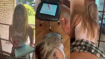 Sabrina Vaz Schoolgirl Tease in Classroom Roleplay OnlyFans Video