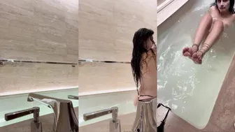 Mia Khalifa Naked Bath Tease in Bathtub OnlyFans Video