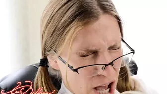 Xev Bellringer Fit Babe with Glasses Gets Filled With Cum in Nude Porn Video