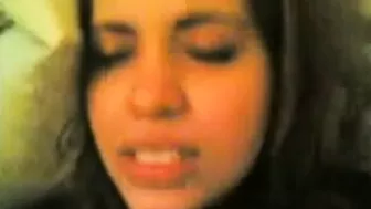 Sensual Latina Moans When Getting Pounded on Bed Video