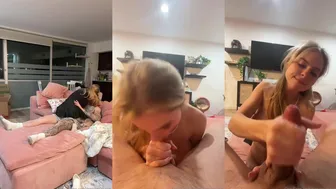Brandy Renee POV Blowjob and Titty Fuck Cumshot Video Leaked from OnlyFans.