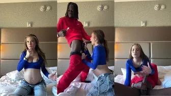 Snowmarie69 Pregnant Slut Gets BBC Creampie in OnlyFans Video
