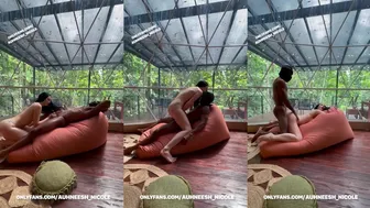 Auhneesh Nicole takes BBC deep in outdoor fuck session OnlyFans exclusive video