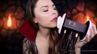 HeatheredEffect ASMR Vampire Ear Eating Video Leaked from OnlyFans