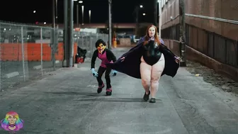 GIbbyTheClown Teen Titans Parody Video with Public Teasing & Fun Outdoors