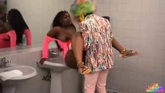 GIbbyTheClown Takes on the University Mall in a Wild Public Escapade Video