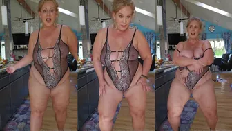Ursula Andreia fantasymilfursula OnlyFans Video Curvy Goddess Teases in Sexy Teddy Lingerie