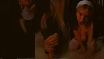BigTittyGothEgg Nun Cosplay POV Dildo Ride Video on OnlyFans