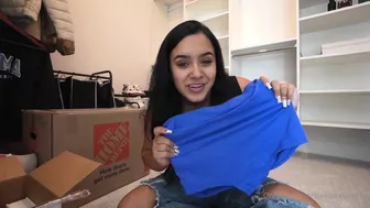 Isaacandandrea Surprises Boyfriend in New House Wearing Tiny Outfit in steamy OnlyFans video
