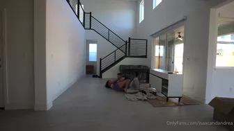 Isaacandandrea Surprises Boyfriend in New House Wearing Tiny Outfit in steamy OnlyFans video