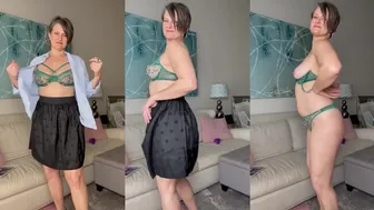 Curious Carly aka carly_579 Strips From Classy Lingerie to Fully Naked in Teasing OnlyFans Video