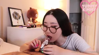 Hungry Girl Yummy Kimmy Takes The Icing On The Cock