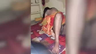 Desi couple enjoying fucking in newly married
 Indian Video Tape
