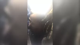 Honeydippedc OnlyFans Video of Ebony Babe Sucking Cock at Wild Glory Hole Party