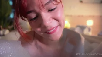 MaimyNyan Soapy Boobs Video Teasing in a Bathtub on OnlyFans