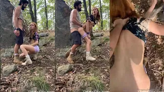 Zoey Luna Outdoor Forest Blowjob and Sex Tape Leaked from bazo/bazoflix.com