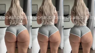 YOGABLONDIE1 Twerking Tease in Tight Panties to show off Thick Ass.
