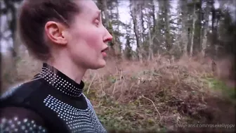 Rose Kelly Double Dildo Masturbation Video with Purple and Blue Dildos