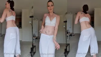 Ekaterina Lisina Dances and Teases in White Lingerie in Sensual OnlyFans Video