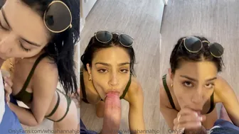 HannahJo Deepthroat Blowjob Video Cum In Mouth OnlyFans Exclusive