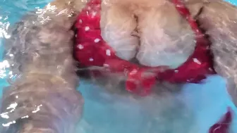 Ursula Andreia OnlyFans Curvy Goddess Shows off Huge Tits in Pool Bikini Video