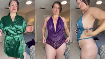 Curious Carly aka carly_579 OnlyFans video - Curvy Goddess Tries On Sexy Lingerie and Teases in Bedroom