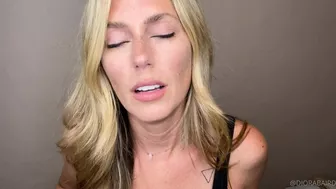 Diora Baird Blonde Babe Whispers and Moans in ASMR Video