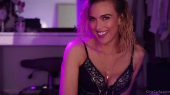 GinaCarla.com Blonde Babe Gina Carla Teases in Lingerie during ASMR Seduction Video