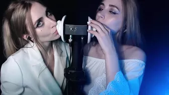 Kotya Twin Teases With Wet Ear Licking ASMR Patreon Video