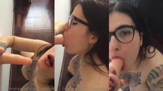 Daniela Basadre Teases with Intense Dildo Sucking Action in New Porn Video