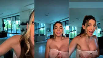 Lyna Perez Teases in See Through Lingerie during Leaked Livestream Porno Video
