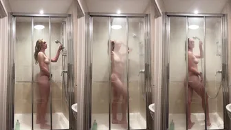 Grace Charis Teases in Steamy Shower Cabin Fuck Video