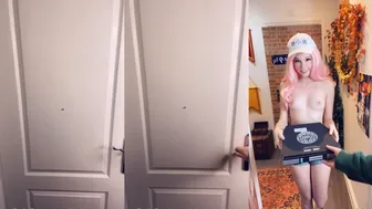 Belle Delphine Stars as Nude Pizza Delivery Girl in Must-Watch Video