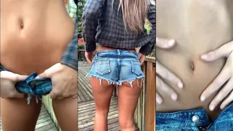 Rachel Cook Teases in Tiny Denim Cutoffs for a Must-Watch Lewd Video