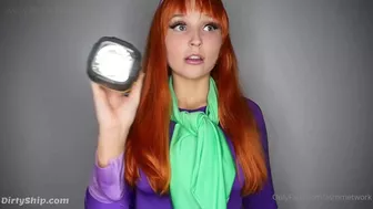 Daphne Teases with Her Dildo in ASMR Porn Video Parody of Scooby Doo