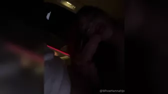 Hannah Jo Teases Dick in Car with Sloppy Blowjob Video