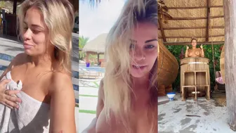 Paige Vanzant Teases in Naked Ice Bath Video Leak