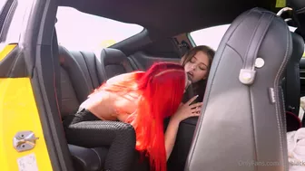 Emily Black Teases Pussy with Dildo in Car Fuck Video Leaked