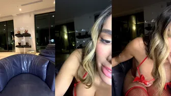 Lyna Perez Teases in Her Leaked December Livestream Video Part 2