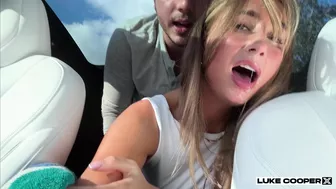 Lily Phillips Takes a Messy Creampie Fuck In Her Car Onlyfans Leak Video