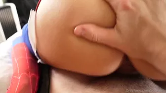 Zoe Rhode Teases in Spiderman Cosplay Fuck Video