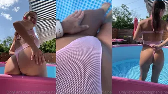 Exclusive Estephania Ha Teases in See Through Bikini Video