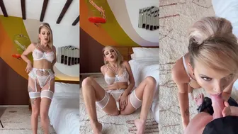 Darshelle Stevens Gets Down On Her Knees And Sucks A Cock