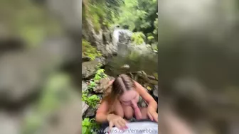 Emily Webb Teases Cock POV Style in Leaked Outdoor Fuck Video